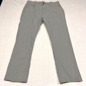Desert Dunes Pants Mens 36x30 Gray Nylon Performance Golf Stretch Athleisure